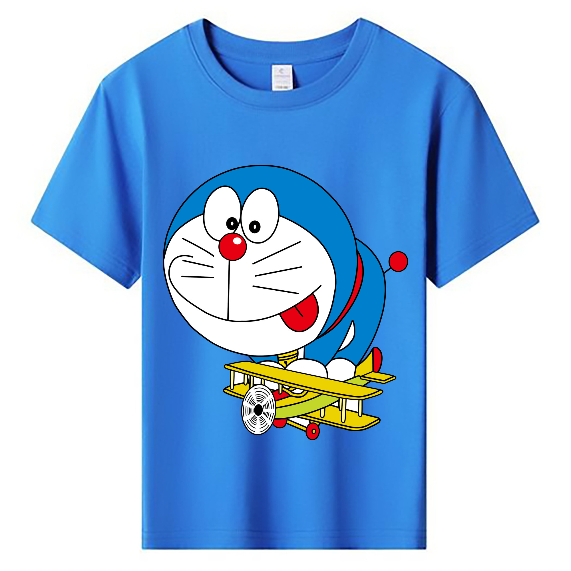 （画像用） ドラえもん Doraemon 綿100％キッズTシャツ（フロントプリント）